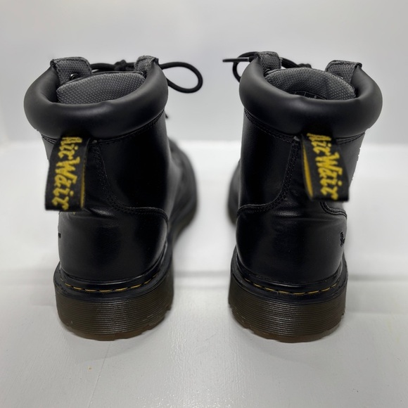 Dr Martens Cartor Black Leather Combat Boots Mens 8 Womens 9 EU 41 AirWair Lace main image 2